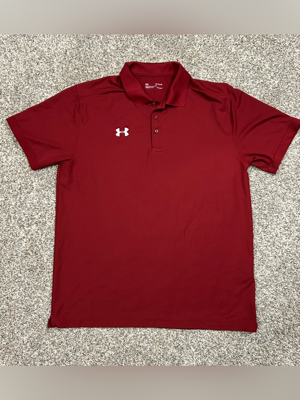 Under Armour Men's Burgundy Performance Polo XL